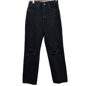 Denim Forum Black Ripped women’s Jeans Size 26